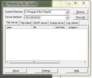 【NW】ネットワーク機器類からconfigファイルをダウンロードするためにTFTPサーバを立ち上げる最短の方法