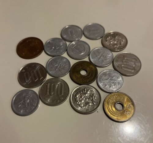 硬貨を撮影した画像