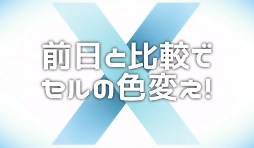 Excelで前日から数字が増えた/減ったら文字色を自動変更する方法