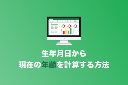 【Excel】生年月日から現在の年齢を計算する方法【2024年10月】